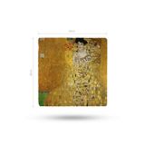 Begoloni Stone Decor Doğal Taş Nihale 20x20cm Gustav Klimt Eserleri Baskılı Taş Nihale 349