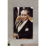 Begoloni Stone Decor Doğal Taş Tablo - Atatürk Tablosu - Duvar Dekoru 30x50cm