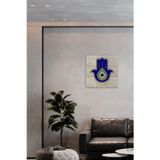 Begoloni Stone Decor Doğal Taş Tablo Nazar Boncuğu - Duvar Dekoru 30x30cm
