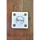 Begoloni Stone Decor Geometrik Desen Baskılı Doğal Taş Bardak Altlığı 4'lü Set 10x10cm - Stone Coasters