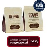 Begon Nord Kivu Premium Espresso (Çekirdek) Kahve Tanışma Paketi 250G x 2 Adet - 500 gr
