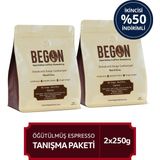 Begon Nord Kivu Premium Espresso (Öğütülmüş) Kahve Tanışma Paketi 250G x 2 Adet - 500 gr
