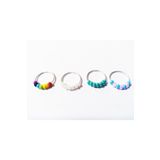 Begonia Accessories 925 Ayar Gümüş 4 Adet Halka Hızma Set / 4