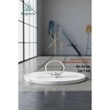 Begonia Accessories 925 Ayar Gümüş Altın Kaplama Silver Boncuklu 3 Top Halka Hızma