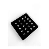 Begonia Accessories 925 Ayar Gümüş Ay Yıldız Figürlü Hızma 1 Adet