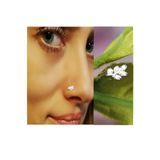 Begonia Accessories 925 Ayar Gümüş Zirkon Taşlı Defne Yaprağı Hızma