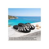 Begonia Accessories Özel Tasarım EVA Tabanlı Parmak Arası Kadın Plaj Terliği Yazlık Deniz Terliği Hafif Kaymaz Taban Rahat Havuz Tatil Günlük Kullanım Terliği -207-