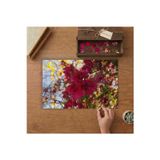 Begonvil Çiçekleri Yakın Çekim Tasarımı 240 Parça Ahşap Puzzle Ahşap Kutuda MPY60443