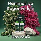 Begonvil ve Hanımeli Için Hızlı Büyüme - Ferment Tarım Vinea Ikili 250 ml (2 Adet) Dış Mekan Süs Bitkisi Besini -