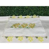 Begonya Ev Tekstili El Işi Havlu - 50 x 90 cm - Arges Sarı