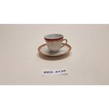 Begüldan Istanbul Porseleni Kırmızı-Beyaz Kahve Fincanı BEG_4139
