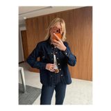 begum mayda Süet Kemerli Pantalon, Taba Dikişli Vatkalı Premium Jean Takım