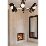 Begüsa Barella Ledli 6.lı Avize Gold Kaplama