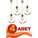Begüsa Haliç Tekli Eskitme 4 Adet Avize