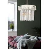 Begüsa Sitrus 2.li Beyaz Lux Kristal Taşlı Avize - Renkli
