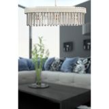 Begüsa Sitrus 3.lü Elips Lux Kristal Beyaz Avize