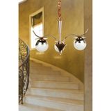 Begüsa Sürel Ledli 3.lü Avize Gold Kaplama