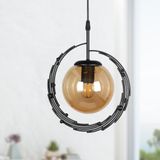 Begüsa Titan Tekli Avize Siyah Bal Cam - 1