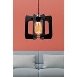 Begüsa Urla Siyah Tekli No:2 Ahşap Avize
