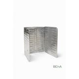 BehaHome Alüminyum Yağ Sıçrama Önleyici Ocak Koruyucu Panel – Katlanabilir Mutfak Bariyeri 84x32 cm