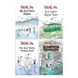 Behiç Ak Çocuk Romanları 4 Kitap Set / Altı Kırk Dört Dalgası - Eve Giden Küçük Tren - Her Şeyi Yanlış Anlayan Kedi - Çatıdaki Gezegen