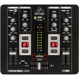 Behringer VMX100USB Professional 2-Channel Dj Mixer With Usb/audio Interface, Bpm Counter And Vca Co