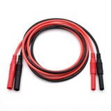 Bei Qian Metre Test Ucu Uzatma Erkek - Dişi Konektör 4 mm Muz Fiş Jaka Ağır Hizmet Silikon Kablolar Multimetre Kurşun Prob Adaptörü 14AWG (1 çift) (39,4 inç)