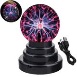BEIAOSU Plazma küresi, flaş küresi, plazma lambası, küçük plazma lamba, USB şarj kablolu, sihirli plazma topu, mini plazma ışını, parti, disko, çocuk odası için dekorasyon