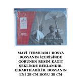 Beifa BEİFA FERMUARLI DOSYA BÜYÜK BOY ENİ 28 CM BOYU 38 CM MAVİ