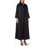Beige Collection Şık ve Rahat Açık Ön Abaya Ile Sheila Kıyafeti Her Ortama Uygun Tasarım - Mavi - 58