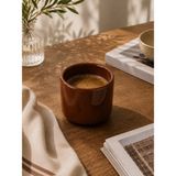 Beige & Stone Kahverengi Seramik Kupa 175 ml Minimal Kahve Kupası Çay Fincanı Espresso ve Türk Kahvesi Bardağı