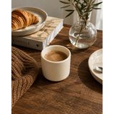 Beige & Stone Krem Seramik Kupa 175 ml Minimal Kahve Kupası Çay Fincanı Espresso ve Türk Kahvesi Bardağı