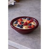 Beige & Stone Seramik Donut Bowl Kase Kahverengi