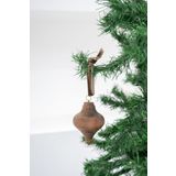 Beige & Stone X Den.ınteriors Yılbaşı Ahşap Topaç Noel Ağaç Süsü