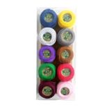 BEİLYS COSMETİCS & ACCESSORY Etamin Ipi Kanaviçe Ipi Etamin Ip Seti 10 Numara 10 Renk 10 Gr.
