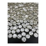 BEİLYS COSMETİCS & ACCESSORY Krem Renk 16mm Yassı Basık Lüks Kaplama Formsuz Barok Plastik İnci Boncuk 50 Adet B:52