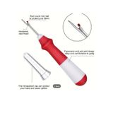 BEİLYS COSMETİCS & ACCESSORY Silikon Saplı Tel Kesici, Çapraz Dikiş İplik Sökücü, İplik Seçici, Göz Açıcı, El kesme Aracı
