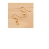BEİLYS COSMETİCS & ACCESSORY Takı Yapımı İçin Gold Kaplama Otantik Renk Küpe Kancası 50 Adet(25 çift)