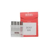 BEİSSEL B27 Sanayi Tipi Overlok Makinesi İğnesi 8/60 Numara SES uçlu 10 Adet (1 Paket)