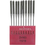 Beıssel Beissel DVX63 Sanayi Tipi Reçme Makinesi Iğnesi 18/110 Numara Ses Uçlu 10 Adet (1 Paket) - Çok Renkli - Standart
