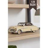 Bej 1:24 Ölçek Die Cast İnce Detay 1950 Chevy Bel Air Oyuncak Metal Klasik Koleksiyon Model Araba Çok Renkli