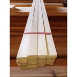 Bej Ahşap Çıtalar 1,8X4X99 Cm, 6'lı Paket, Estetik ve Hafif Dekoratif Seçenek - Seçenek 1 - Ahşap - Bej
