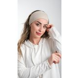 Bej Bandana Saç Bandı Viskon Düz 3012_12