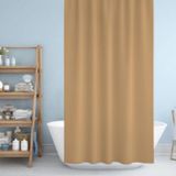 Bej Banyo Perdesi 180x200 Duş Perdesi Tek Kanat Banyo Perdeleri - Su Geçirmez Küvet Perde