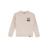 Bej Erkek Çocuk Baskılı Sweatshirt C4WB-SWT4546