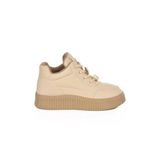 Bej İçi Polarlı Soğuğa Dayanıklı Kadın Sneaker