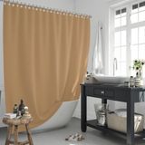 Bej Küvet Perdesi-1.Kalite Su Geçirmez Banyo Perdesi, Banyo Duş Dekorasyon Perde 180x200cm