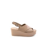 Bej Leather Kadın Sandalet K05040030503