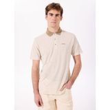 Bej Melanj Erkek Relaxed Melanj Polo T-Shirt J5SM-TST7324 - XL