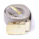 Bej Metal Tokalı Örme Palaska - Outdoor Kemer (482205169) - Standart
